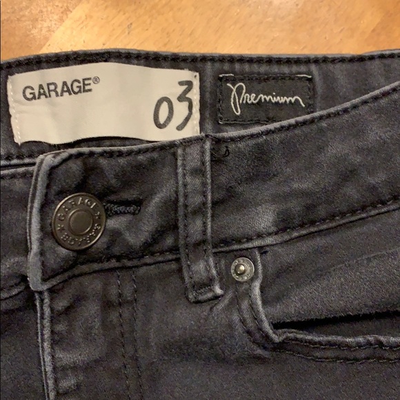 Garage Faded Black High Waist Skinny Jeans - Picture 3 of 8
